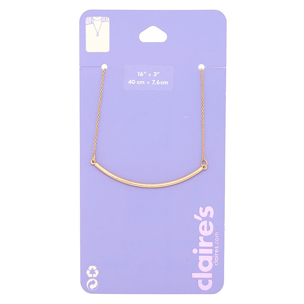 Gold Bar Necklace Chain,