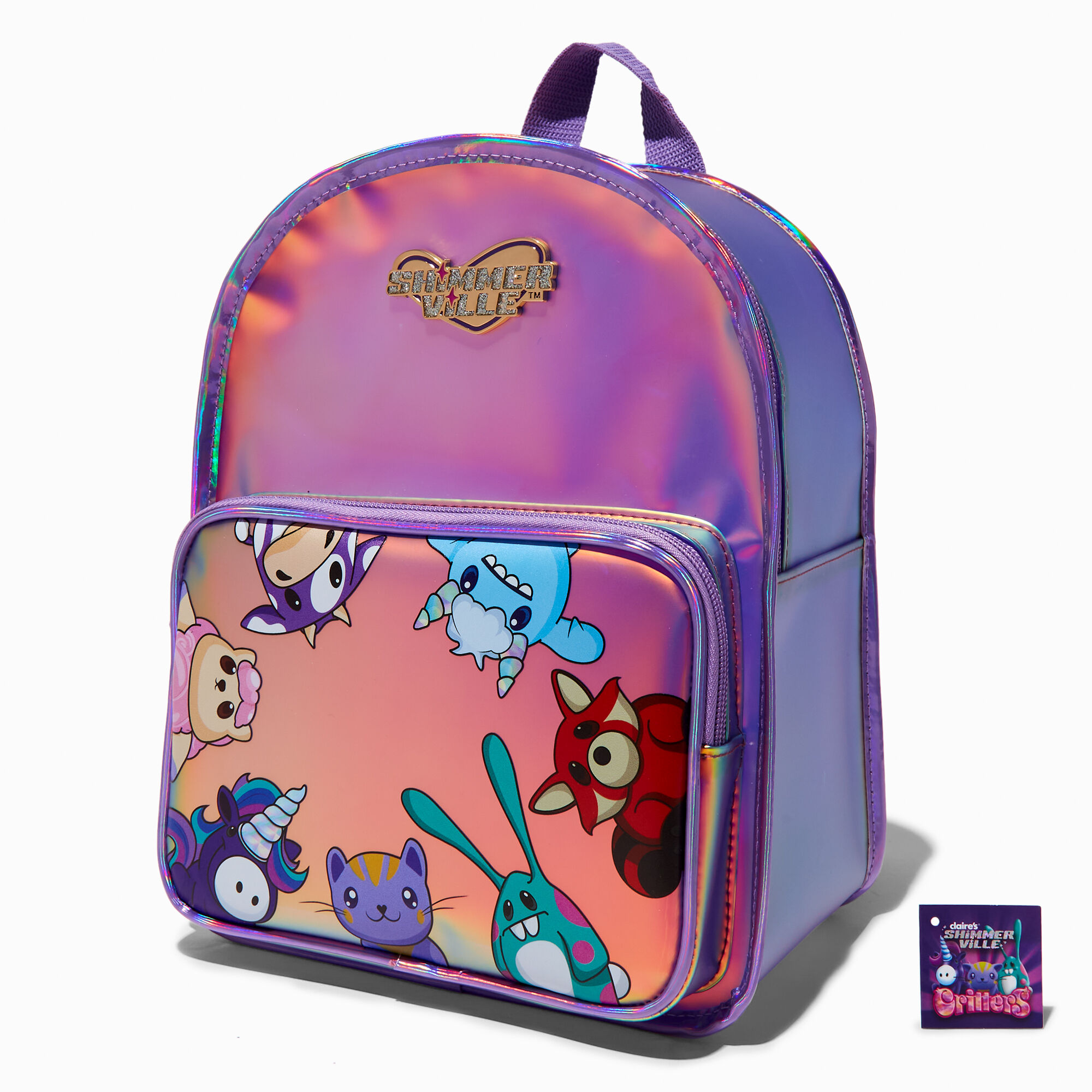 Mini backpacks from claire's store