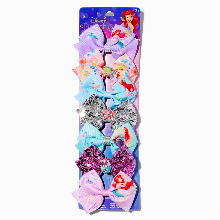 &copy;Disney Princess The Little Mermaid Hair Bow Set - 7 Pack,