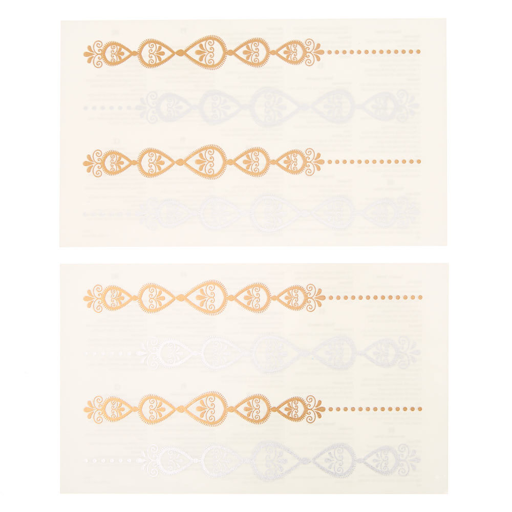 Filigree Bracelet Temporary Tattoos,