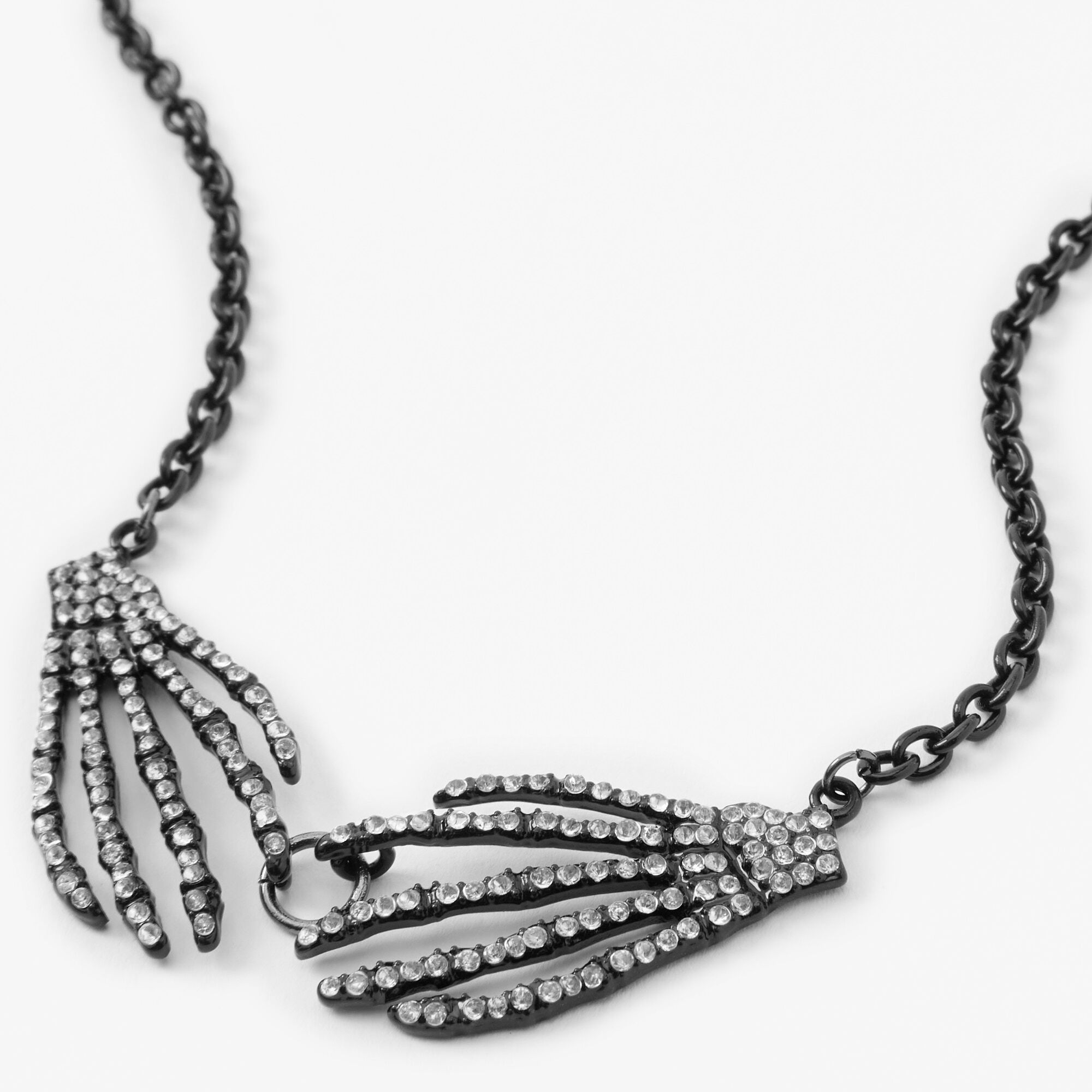 Skeleton store hand necklace