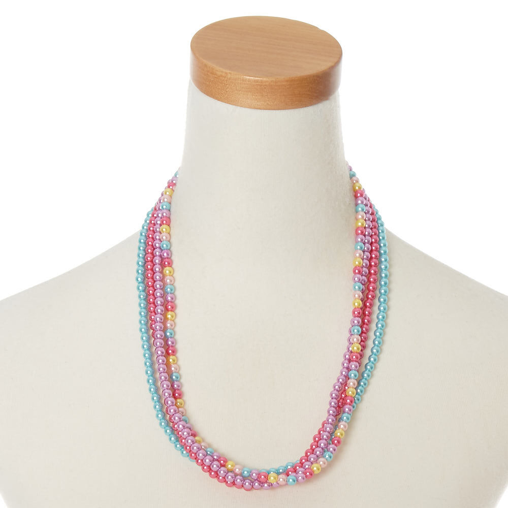 Lot de 4 colliers avec perles d'imitation du Claire's Club,