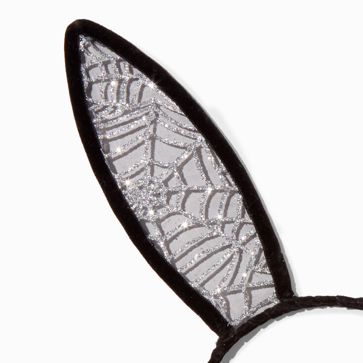 Spiderweb Bunny Ears Headband,