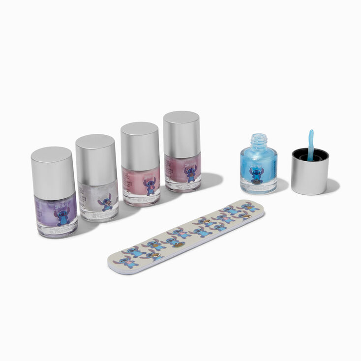 Disney Stitch Claire&#39;s Exclusive Cozy Nail Polish Set - 6 Pack,