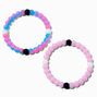 Glow In The Dark Fortune Stretch Bracelets - 2 Pack,