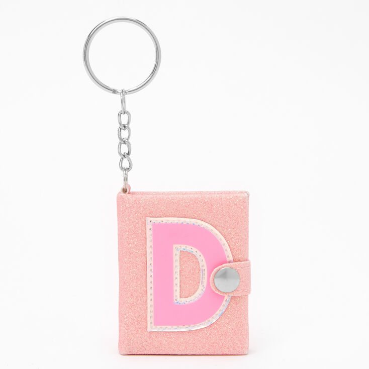 Initial Mini Journal Keychain - D,