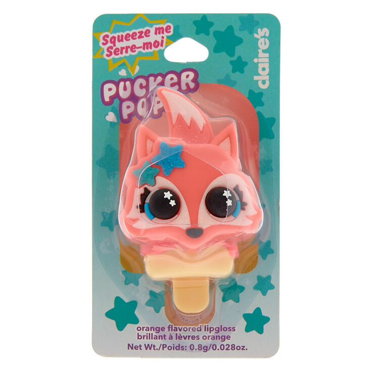 Pucker Pops Farrah the Fox Popper Lip gloss - Orange,