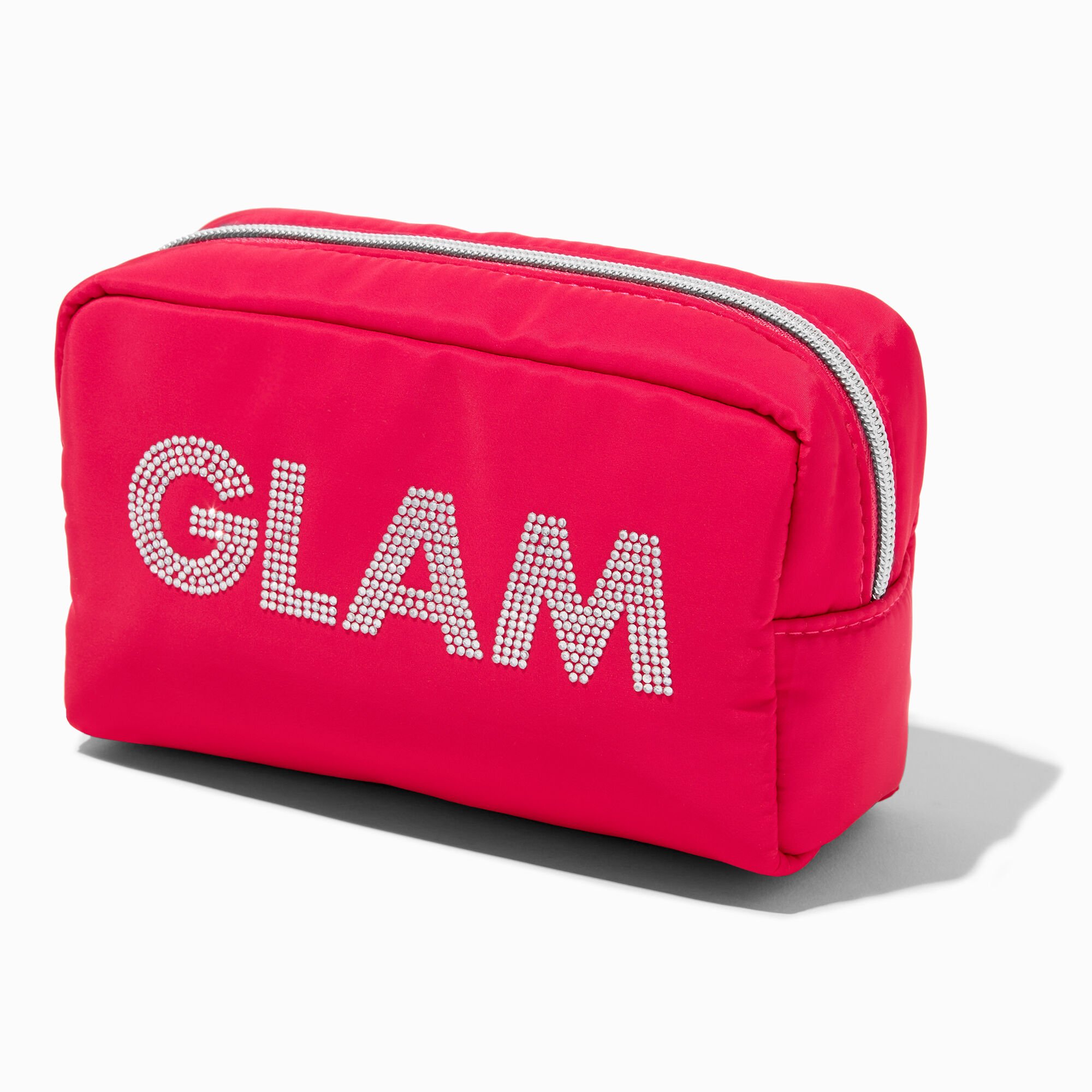 View Claires Glam Makeup Bag Pink information