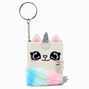 Glitter Caticorn Mini Diary Keychain,