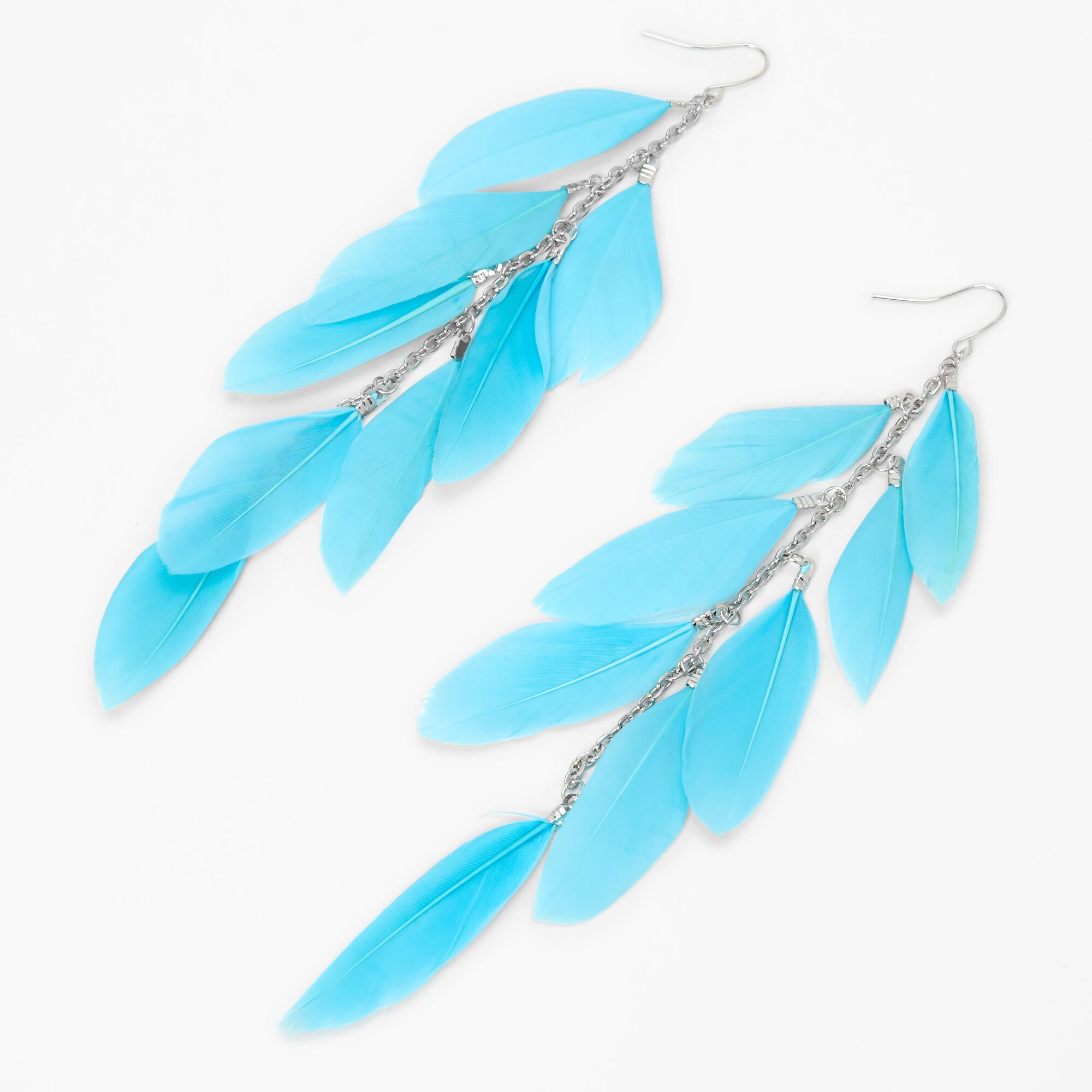 Claire's feather hot sale earrings