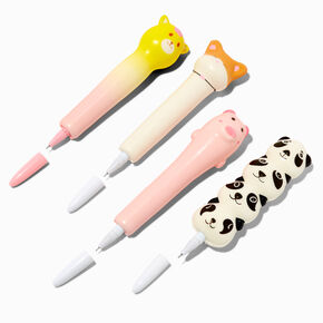 Squish Friends Multicolored Rollerball Pen Set - 4 Pack,