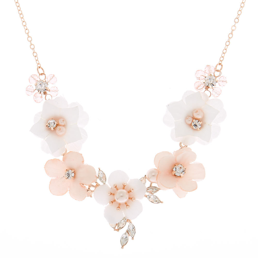 Floral statement necklace new arrivals