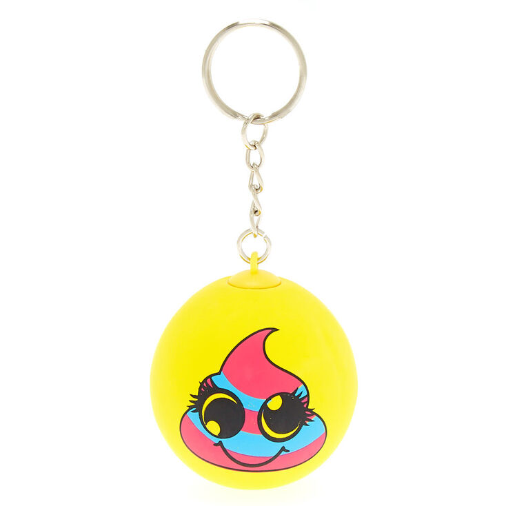 Poop Stress Ball Keychain - Yellow,
