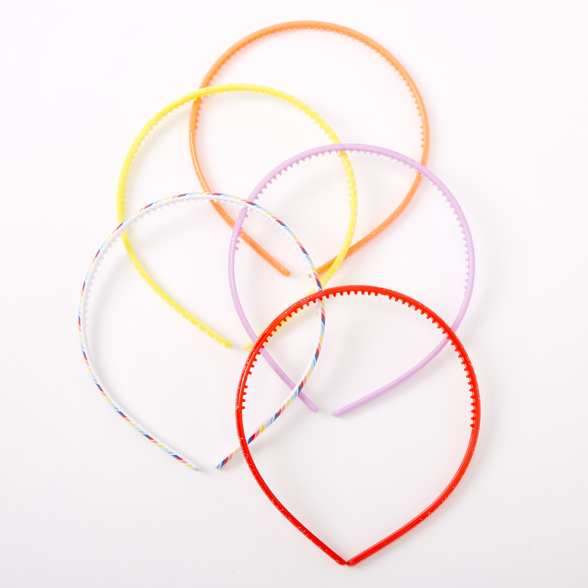 Claire's Club Spring Glitter Headbands - 5 Pack,