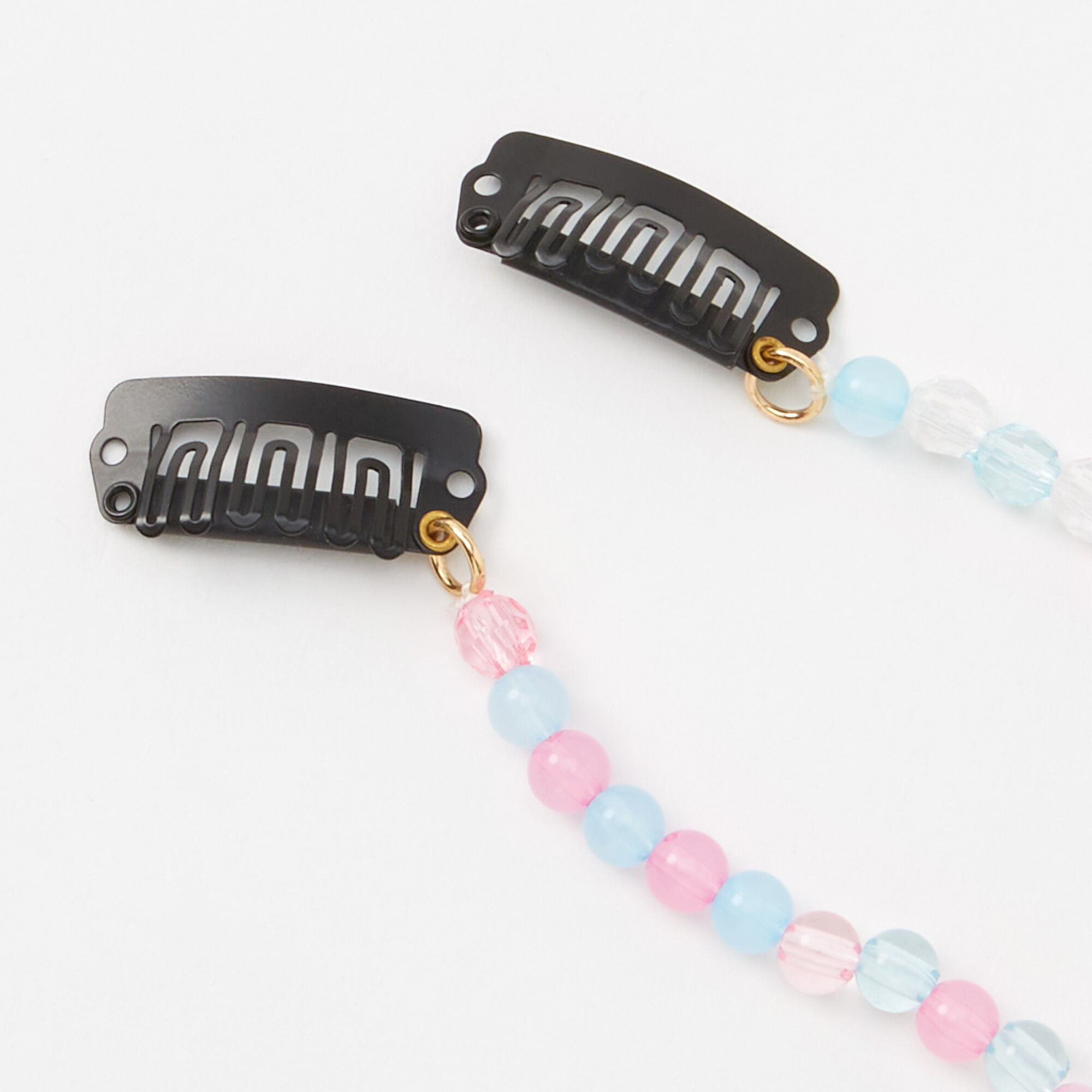 Light Pastel Faux Hair Beads - 2 Pack,