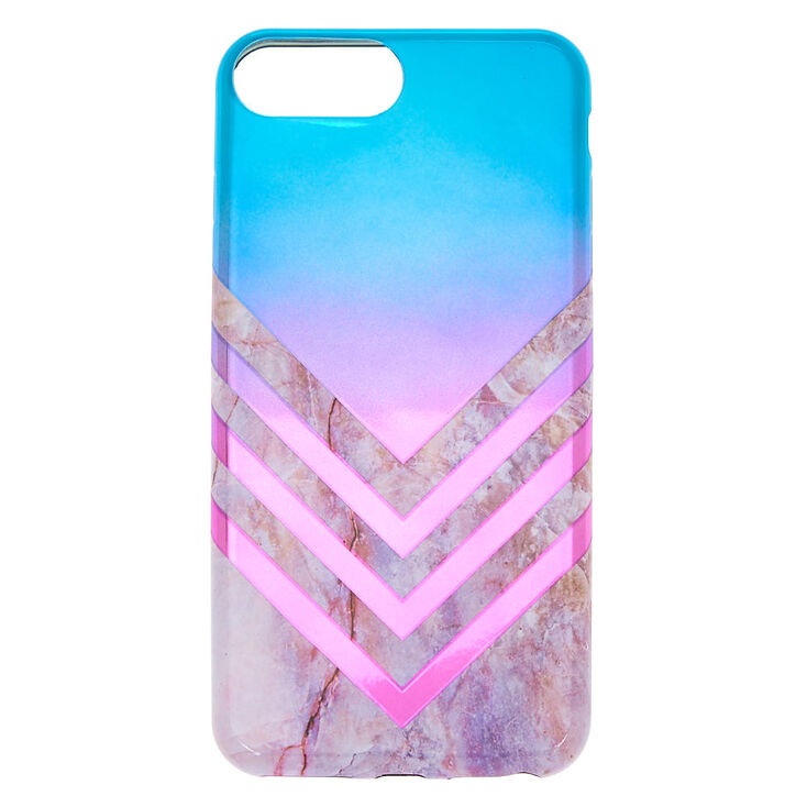 Metallic Ombre Geometric Phone Case - Fits iPhone 6/7/8,