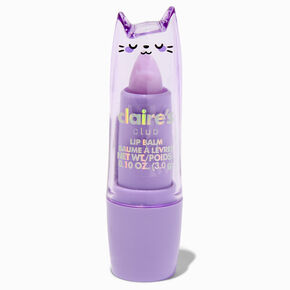 Claire&#39;s Club Purple Cat Flavored Lip Balm,