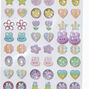 Claire&#39;s Club Pastel Bloom Stick On Earrings - 30 Pack,