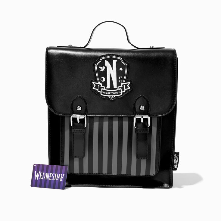 Sac &agrave; dos sacoche noire Mercredi&trade;,