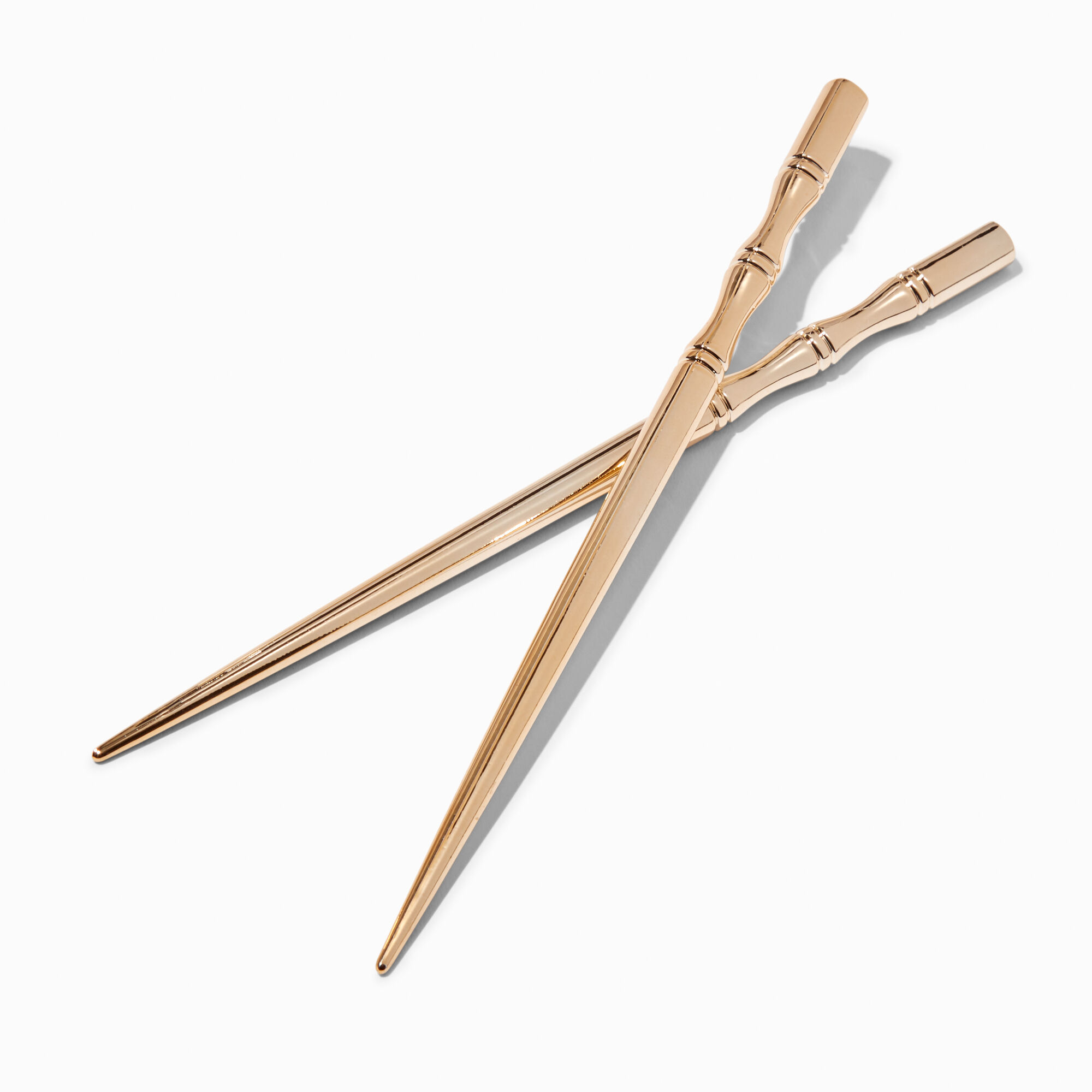 View Claires Hair Sticks 2 Pack Gold information