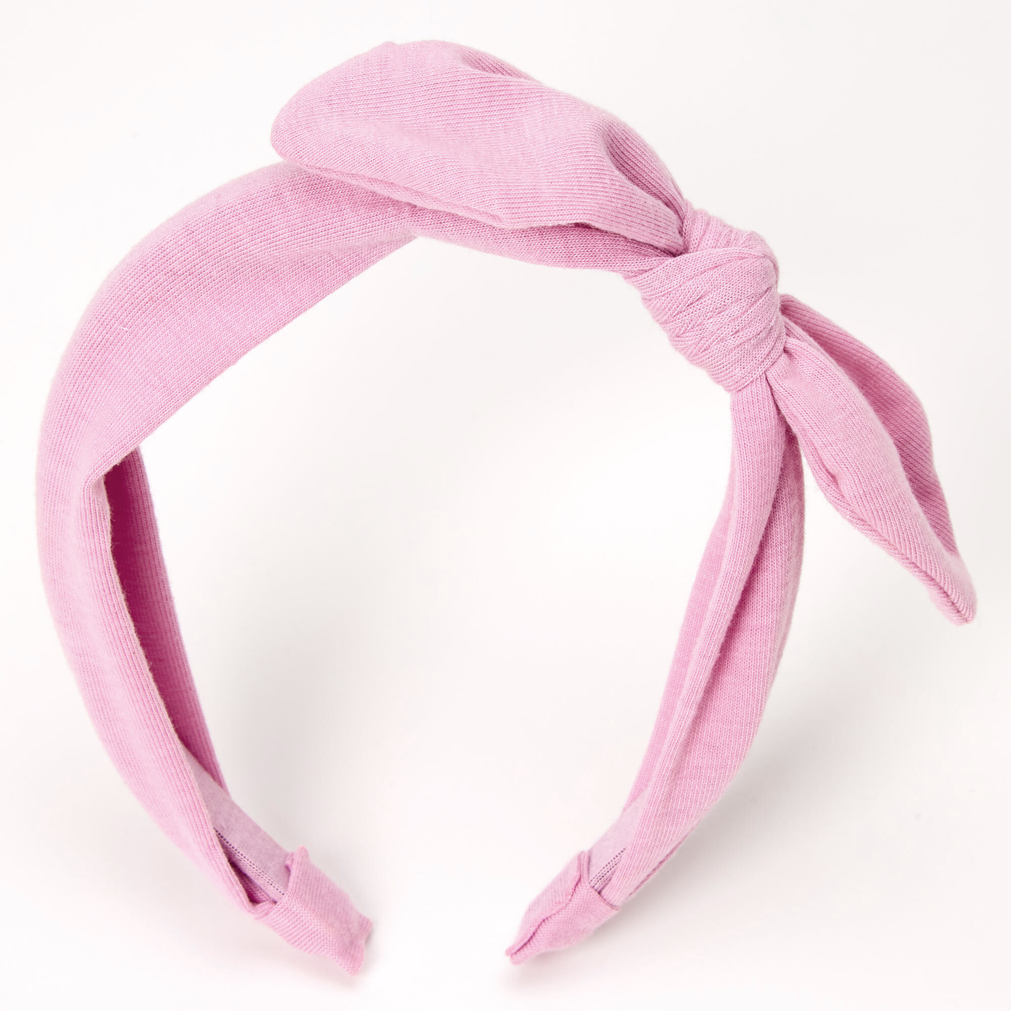 Knotted Bow Headband - Lilac,