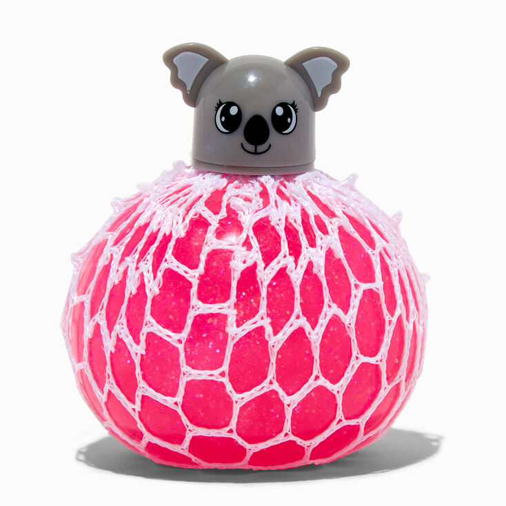 Claire&#39;s Exclusive Krazy Koala Squishy Mesh Ball Keychain Fidget Toy - Styles Vary,