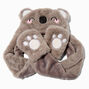 Claire&#39;s Club Gray Koala Hood,