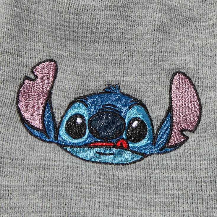 Disney Stitch Gray Peek-A-Boo Beanie,