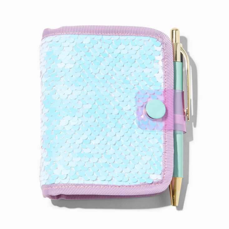 Carnet mini journal &agrave; sequins,