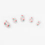 Cherry French Manicure Almond Vegan Faux Nail Set &#40;24 Pack&#41;,