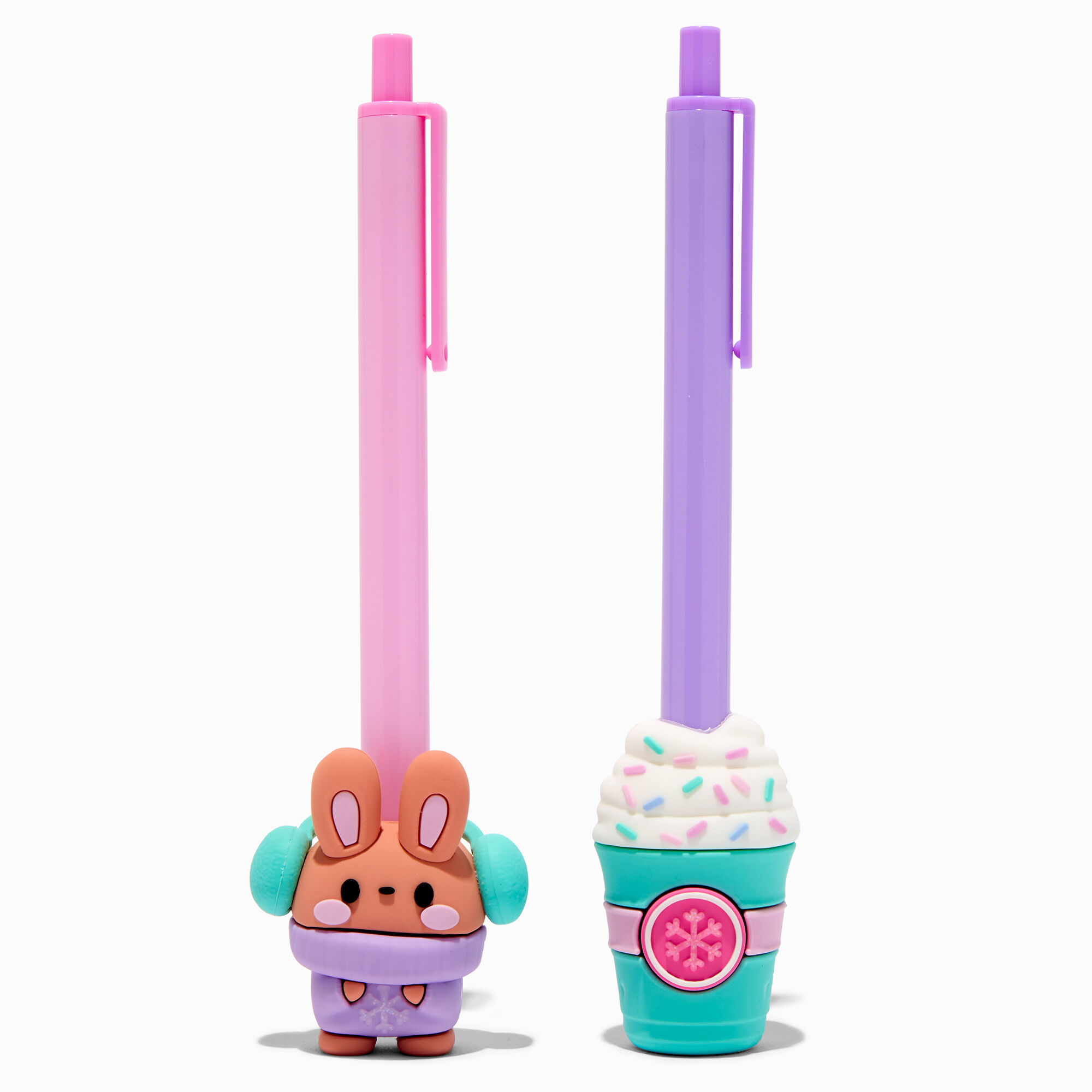 Snow Bunny Ballpoint Pen Set - 2 Pack,