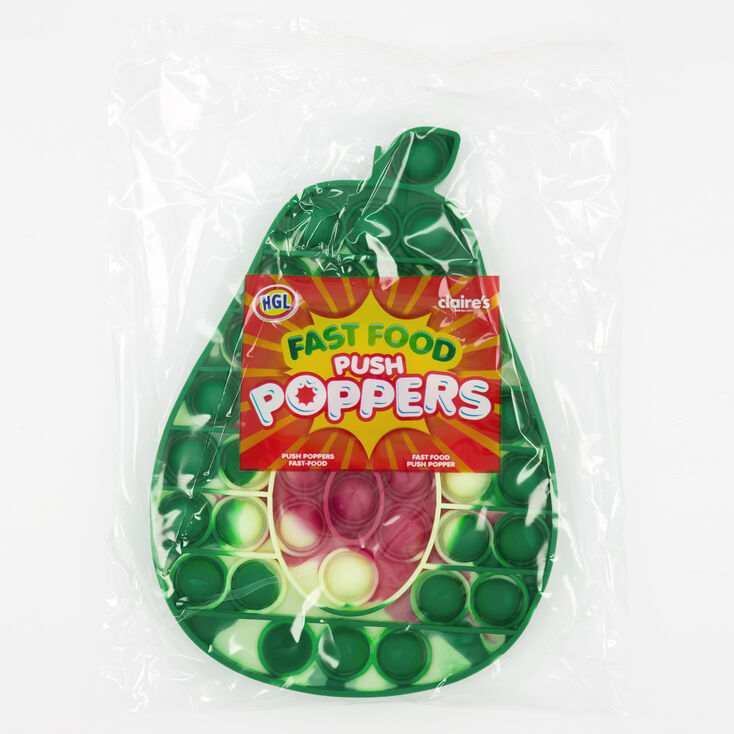 Fast Food Push Poppers Fidget Toy - Styles Vary,