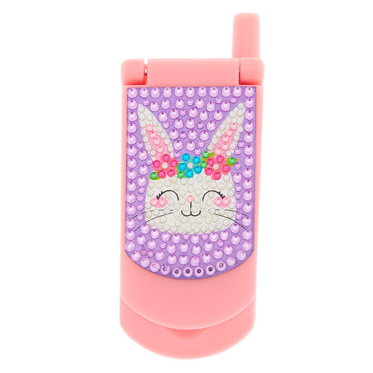 Claire&#39;s Club Claire the Bunny Flip Phone Lip Gloss Set,