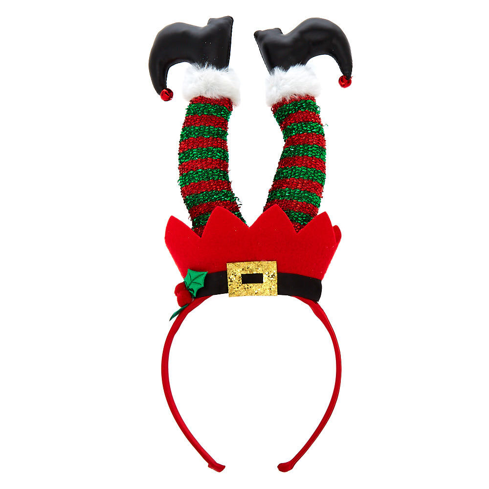 Elf Legs Headband - Red,