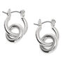 Silver 15MM Tube Hoop Earrings,
