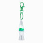 Porte-cl&eacute;s &agrave; paillettes rempli d&rsquo;eau lampe magma vert,