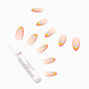 Rainbow Tip Stiletto Vegan Faux Nail Set - 24 Pack,