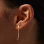Gold-tone Stars Earring Stackables Set - 6 Pack,