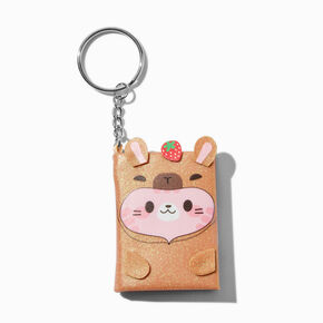 Capybara Mini Notebook Keychain,