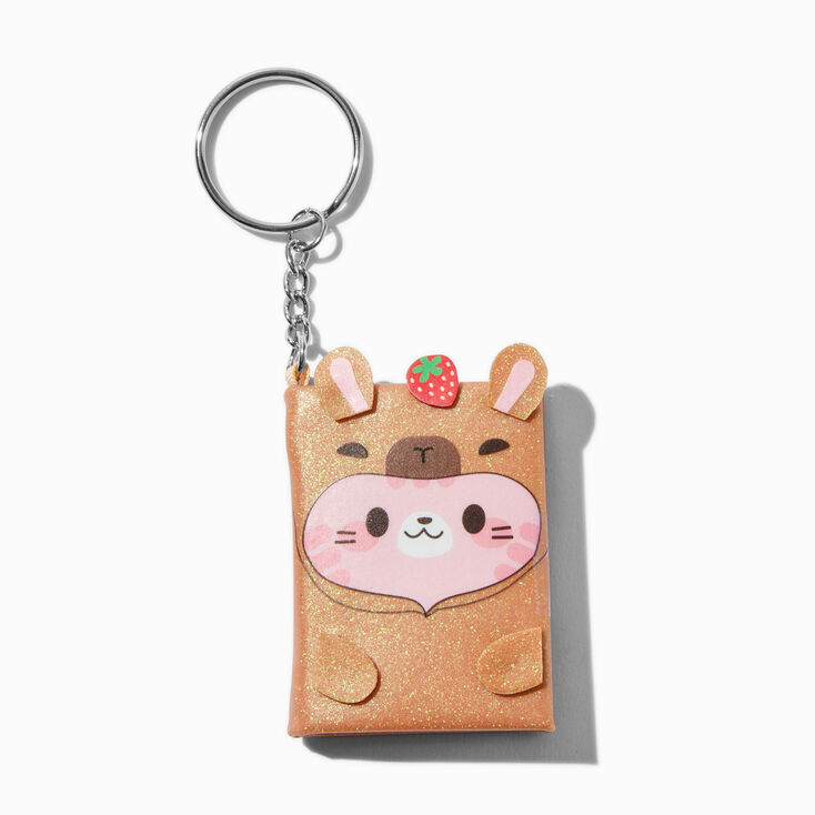 Capybara Mini Notebook Keychain,