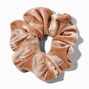 Medium Taupe Velvet Hair Scrunchie,
