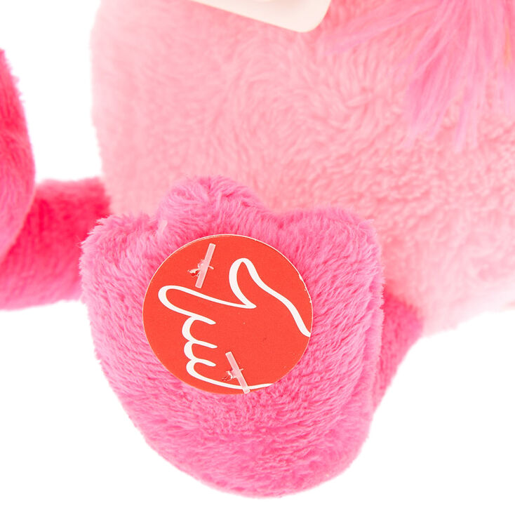 Claire&#39;s Club Dancing &amp; Singing Flamingo Soft Toy,
