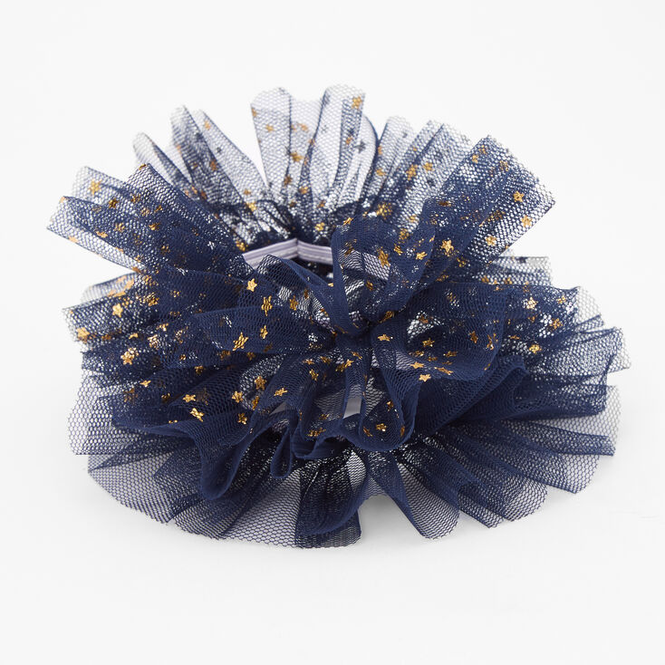 Chouchous en tulle petites &eacute;toiles Claire&#39;s&nbsp;Club - Bleu marine, lot de 2,