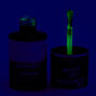 Vernis &agrave; ongles fluorescent licorne - Bleu,