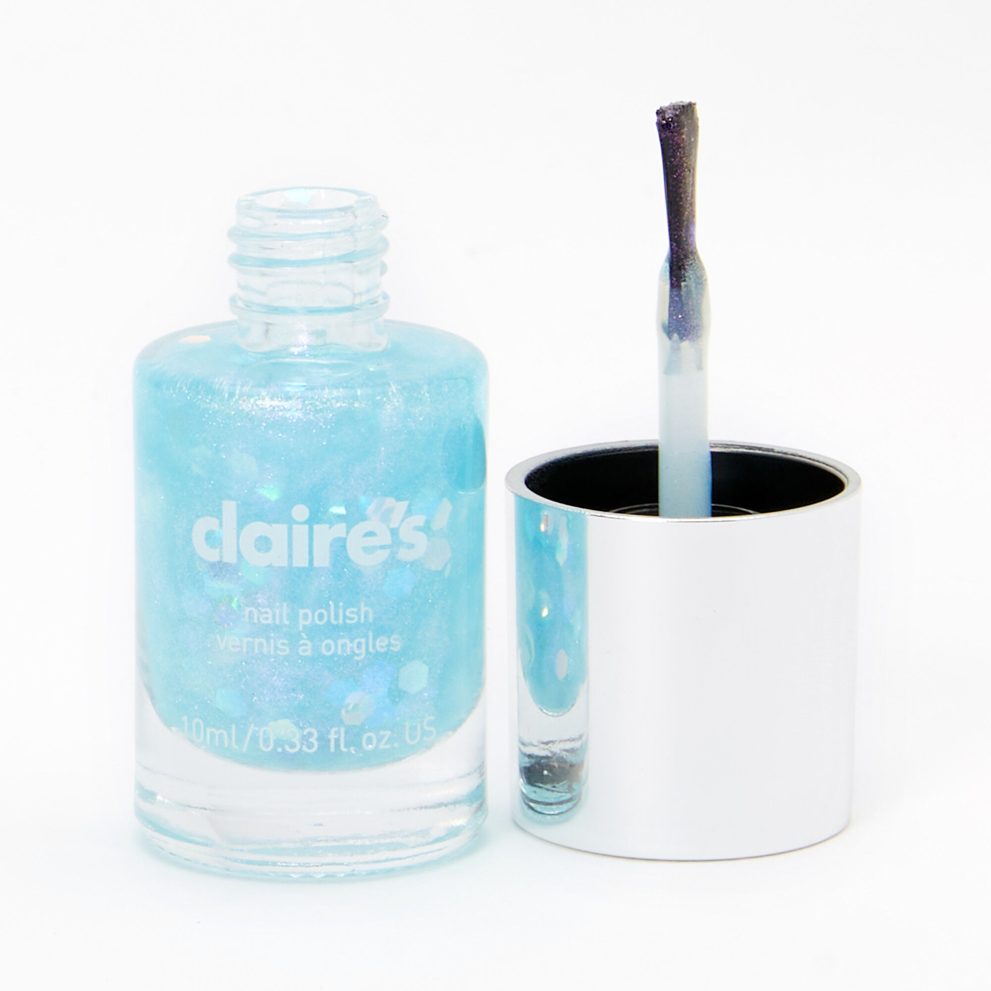 Glitter Nail Polish - Blue Pastel,