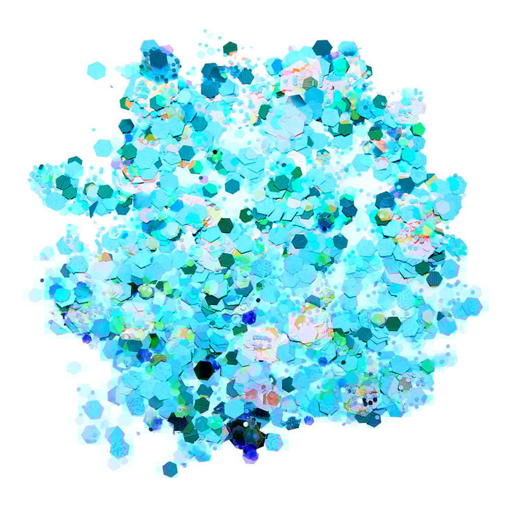Sachet de paillettes poussi&egrave;re de licorne - Bleu sarcelle,