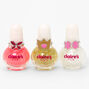 Claire&#39;s Club Princess Glittter Peel-Off Nail Polish Ring Set - 3 Pack,