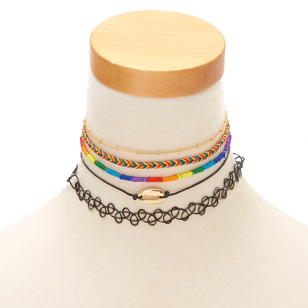 Rainbow choker claire's sale