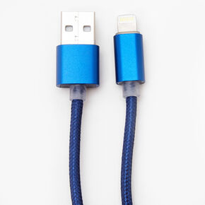 C&acirc;ble de chargement USB 3&nbsp;m&egrave;tres&nbsp;- Bleu marine,