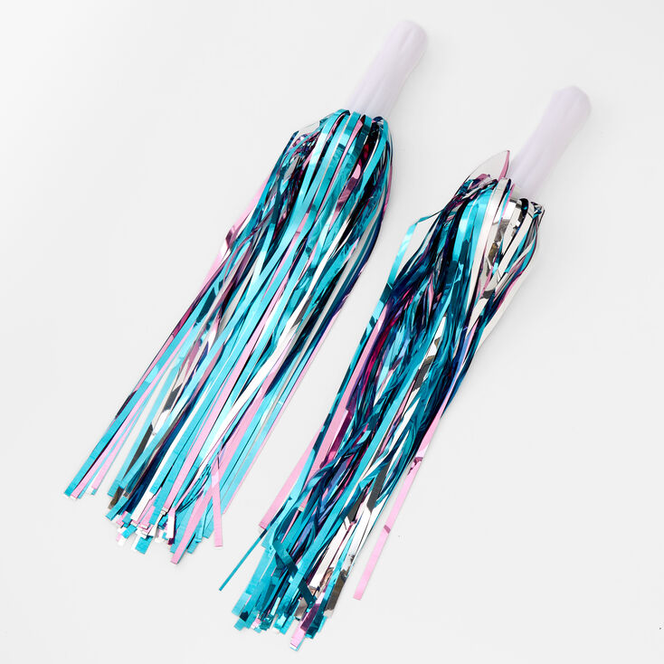 Claire&#39;s Club Pink &amp; Blue Pom Poms - 2 Pack,